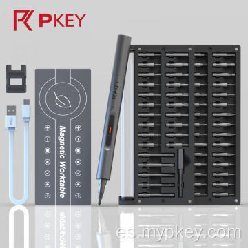 Herramientas de precisión del kit de destornillador inalámbrico recargable de PKey